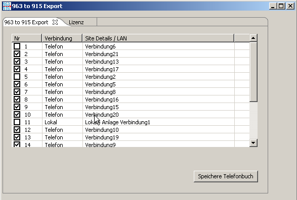 Programm 963to915 Telefonbuchexport